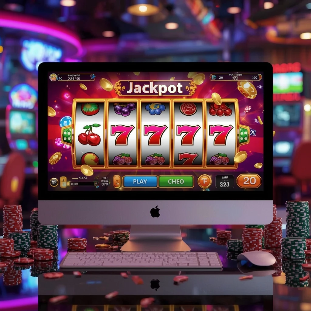 slots sur le moniteur Majestic Slots Casino